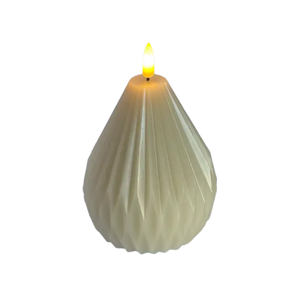 Origami Kegelkaars L - Lichtbeige
