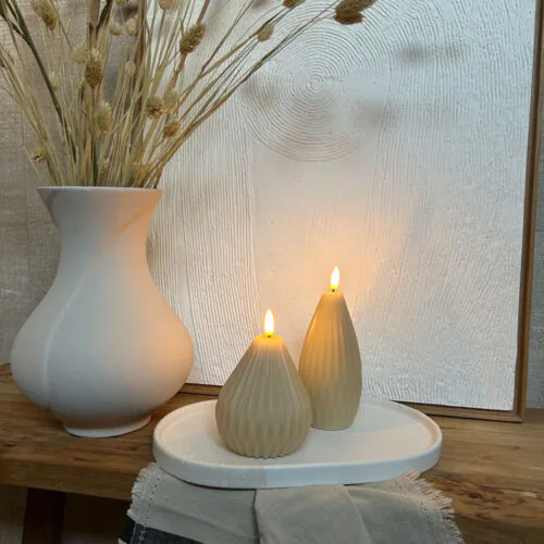 LCS0000902 - Origami Kegelkaars Set - Lichtbeige_Scene_1